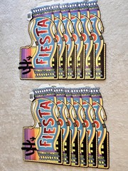 Beistle Fiesta Cutouts Cinco De Mayo Decor 27 Pcs Sombrero Fiesta Guitar Vtg ‘91