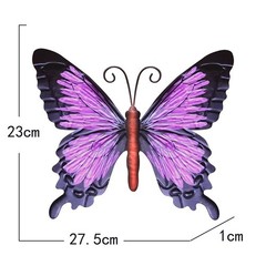 Home Wall Hanging Metal Wall Decor Garden Home Decor Large Metal Purple