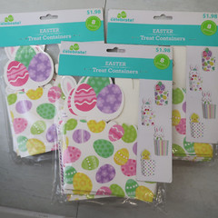 Large Easter Spring Bunny Party Supply Lot Napkins plates table cloths Bags Pan