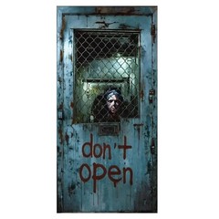 Halloween Door Decorations Horror Moon Night Dead Tree Scary Cemetery Pumpkins D