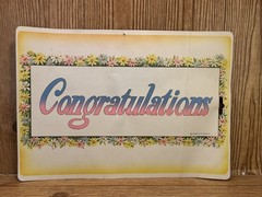 Vintage Lot Beistle Baby Shower Decor Paper Cut Outs Yellow Pink Blue Stork Lamb