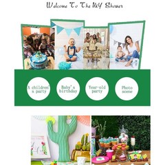 Cactus High Chair Banner for 1st Birthday, Hawaii ONE High Chair First Birthd…