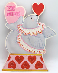6-Piece Set Valentine Animals Clowns Circus Die-cut Cutouts Vintage Decorations