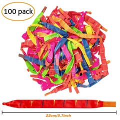 100pcs Rocket Balloons with Two Air Pump Colorful Giant Rocket Balloons for P…