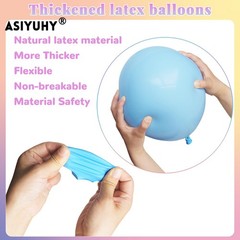 Pastel Balloons 100 Pack 12 inch Pastel Colors Latex Party Balloons for Rainb…