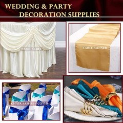 Green Satin Fabric 60″ x 5 Yards Silky Charmeuse Wedding Decor Apparel Craft