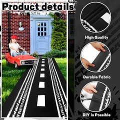 Super Themed Party Decorations Race Car Party Supplies, 10 Feet Racetrack Flo…