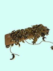 Gold Moon & Star Garland Decoration Party Wedding Craft