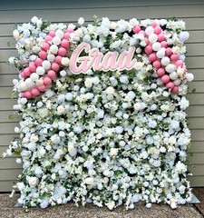 Pastel Pink and White Linking Balloons, 120PCS 6 In Light Pink White Quick Li…