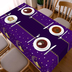 3 Pack Ramadan Table Cloth,Ramadan Decorations for Home,54″ X 108″ Eid