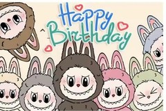 Cute Monster Birthday Party Set