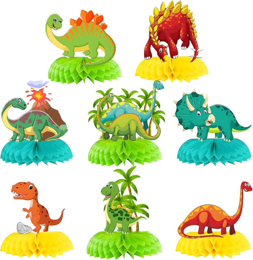 Dinosaur Birthday Party Decorations for 1 2 3 4 5 Year Old Boy, Dinosaur Theme B