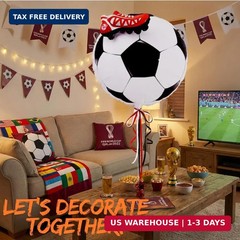 World Cup Trophy Balloon Set – 3 Piece, Featuring Foil Balloons Shaped Like a Fo