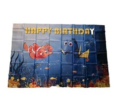 Nemo-Under The Sea-Happy Birthday Banner 3×5