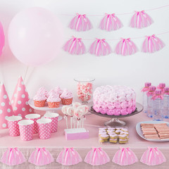 12 Pieces Mini Tutu Table Skirt Wine Bottle Cover Tutu Skirt Tulle Vase Skirt De