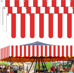 3 Pcs Carnival Awning Decorations Tent Circus Hanging Decorations Carnival Banne