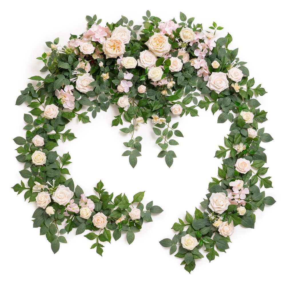 Ling’S Moment Lings Moment 9Ft Spring Flower Garland For –