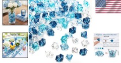Quality 150PCS Blue Fake Ice Rocks – Artful Vase Stabilizer & Filler