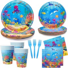 Complete Sea Animal Party Package – 120 High-Quality Eco-Friendly Decorations