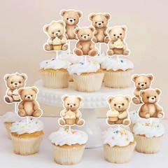DataMoon Teddy Bear Baby Shower Decorations – Baby Boxes with Letters,Boho Ba…