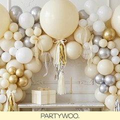 Pastel Yellow Balloons 100 pcs Different Sizes of 36 18 12 10 5 Inch Small Mi…