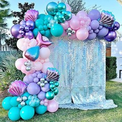 Balloon Arch Kit Mermaid Party Decorations Balloons Garland Summer Birthday