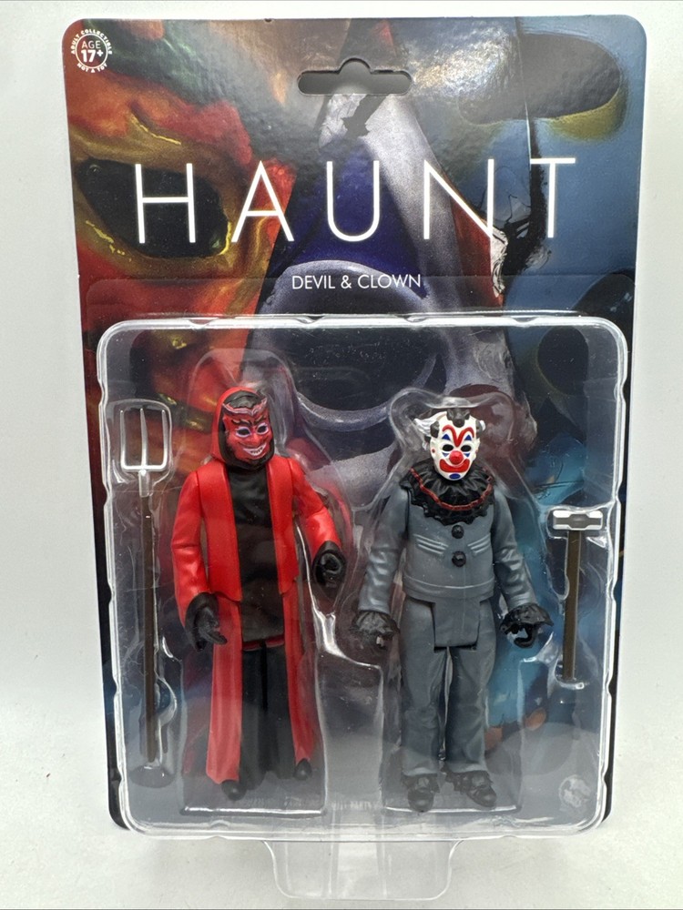Trick Or Treat Studios Haunt 3.75 Inch Action Figure 2-Pack | Clown & Devil