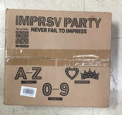 Imprsv Party Marquee Light-Up Number & Letter Set-New- Free Shipping