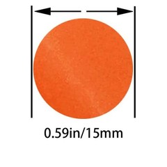 0.59 Inch Orange Table Confetti Metallic Foil Wedding Birthday Party 2.12 oz