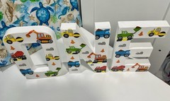“I Dig Being One», «Little Builder» ONE Birthday Letters, Party Decor, 1st Bday