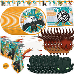 How to Train Your Dragon Party Supplies & Decorations | Banner, Tablecloth, Char