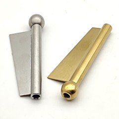 3Pcs Metal Straw Tube Party Accessories Gold/Black/Silver Snuff For Bar Sniffer