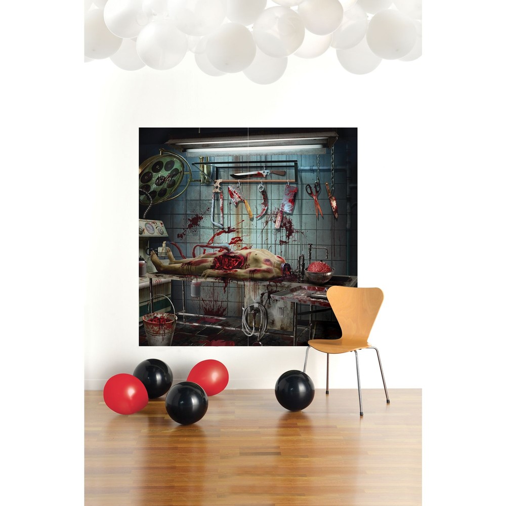 The Morgue Haunted House Carnival Halloween Party Decoration Scene Setters