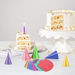 10 Pcs Mini Party Hats Kids Pets Birthday Celebration Cone Hat Decorations New