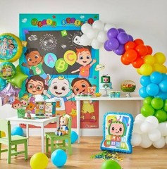 Amscan Cocomelon Scene Setters With Photo Props 27.8″ X 40″ Assorted Design 1…