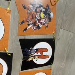 Naruto Birthday Banner Party Decoration for Kids Boys Girls