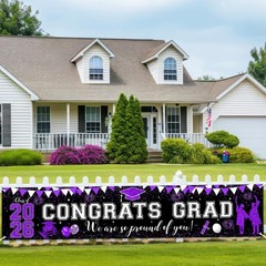 2026 Graduation Decorations Purple Class of 2026 Congrats Grad Banner We Are …