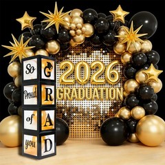 Capture Your Graduation Memories: 2026 Decorations with 20 Balloons & Letters