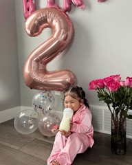 60 Balloon Number, Rose Gold Number 60th Birthday Balloons 40 Inch, 60 Years …