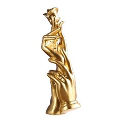 Nordic Minimalist Style Rose Hand Sculpture Elegant Decor for Home and Office