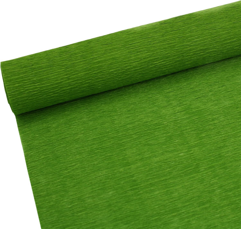 70g Premium Crepe Paper Roll for Flower Making White Green Pink Crepe Paper Shee