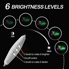 Witch Theme Party Decorations & Gift for Her – LED Neon Light for Bedroom Birthd