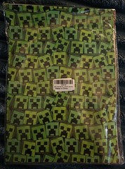 Mine Craft Birthday Banner And Wrapping Paper