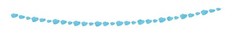 Baby Shower Garland Blue Boottie Hanging Decoration 9ft Boy Baby Shower