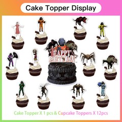 Lethal Company Birthday Decor Party Supplies Set Balloons Cake Toppers Banner