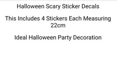 Henbrandt Halloween Blood Deco Feet Window Stickers NEW