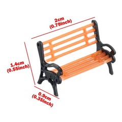 Model Train HO TT/Scale 1:87 Bench/ Chair Settee Street/ Park Layout 10pcs / New