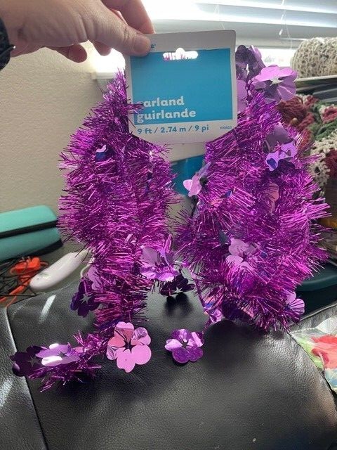 Purple Hawaiian Garland 9ft. Party Decoration New!!!