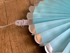 Blue Birthday Party Decorations Banner Confetti Balloons Hanging Swirls AU