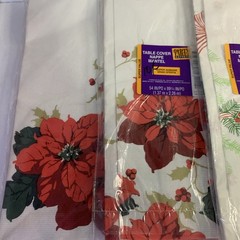 VTG Lot 6 Ambassador Hallmark Christmas Fall Table Cover Cloth Paper Made In USA